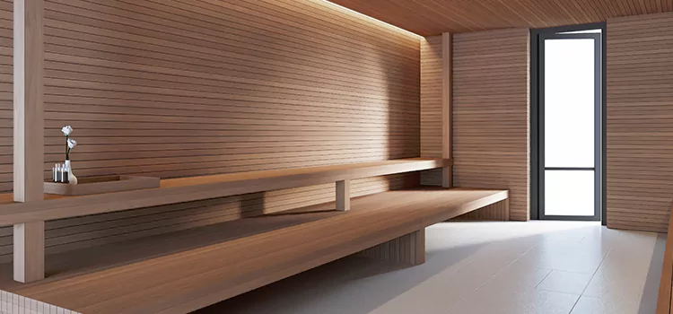 Spruce Wood Sauna Maintenance in Waterloo, ON